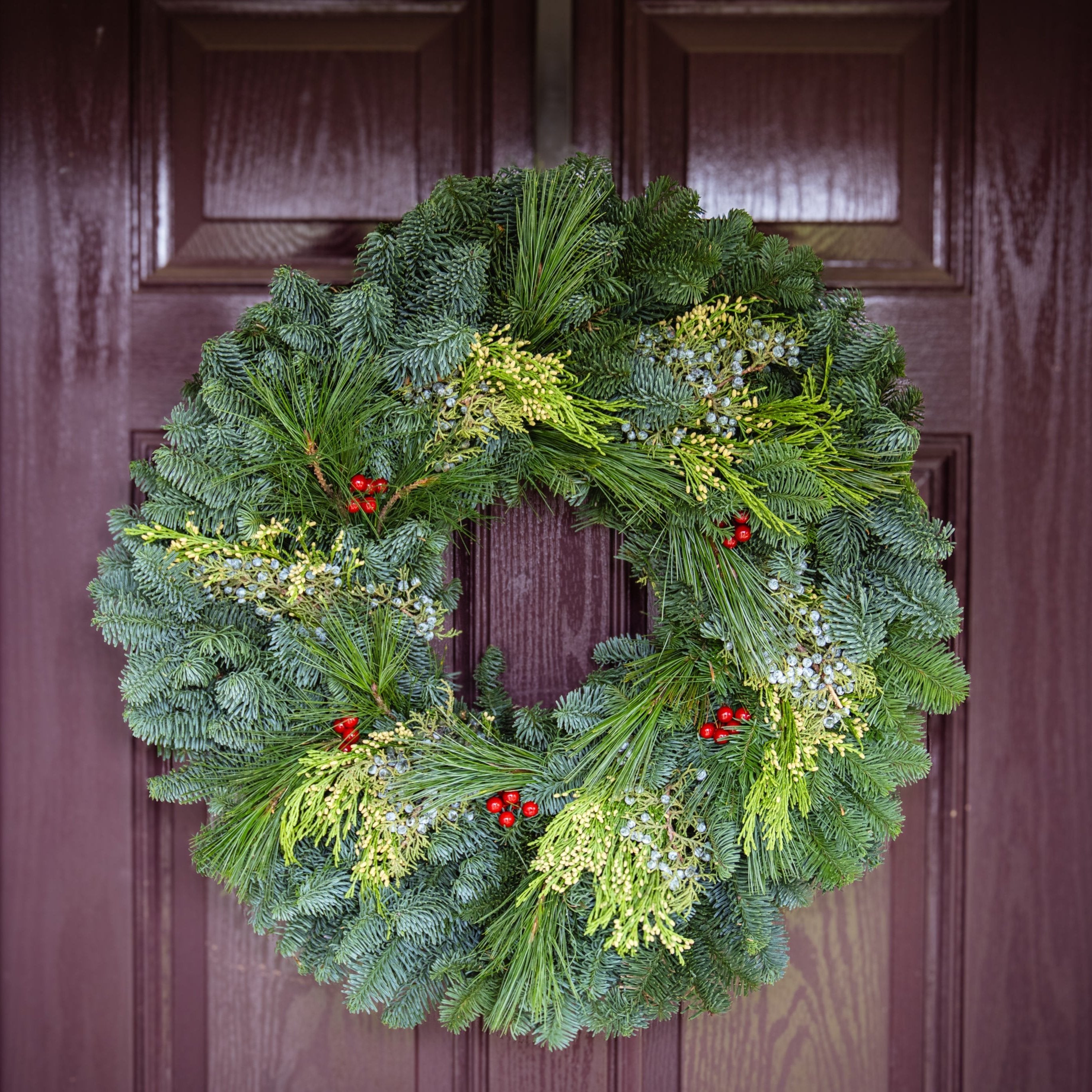 The UNITY WREATH - Fresh Noble Fir Wreath to Embrace Togetherness ...