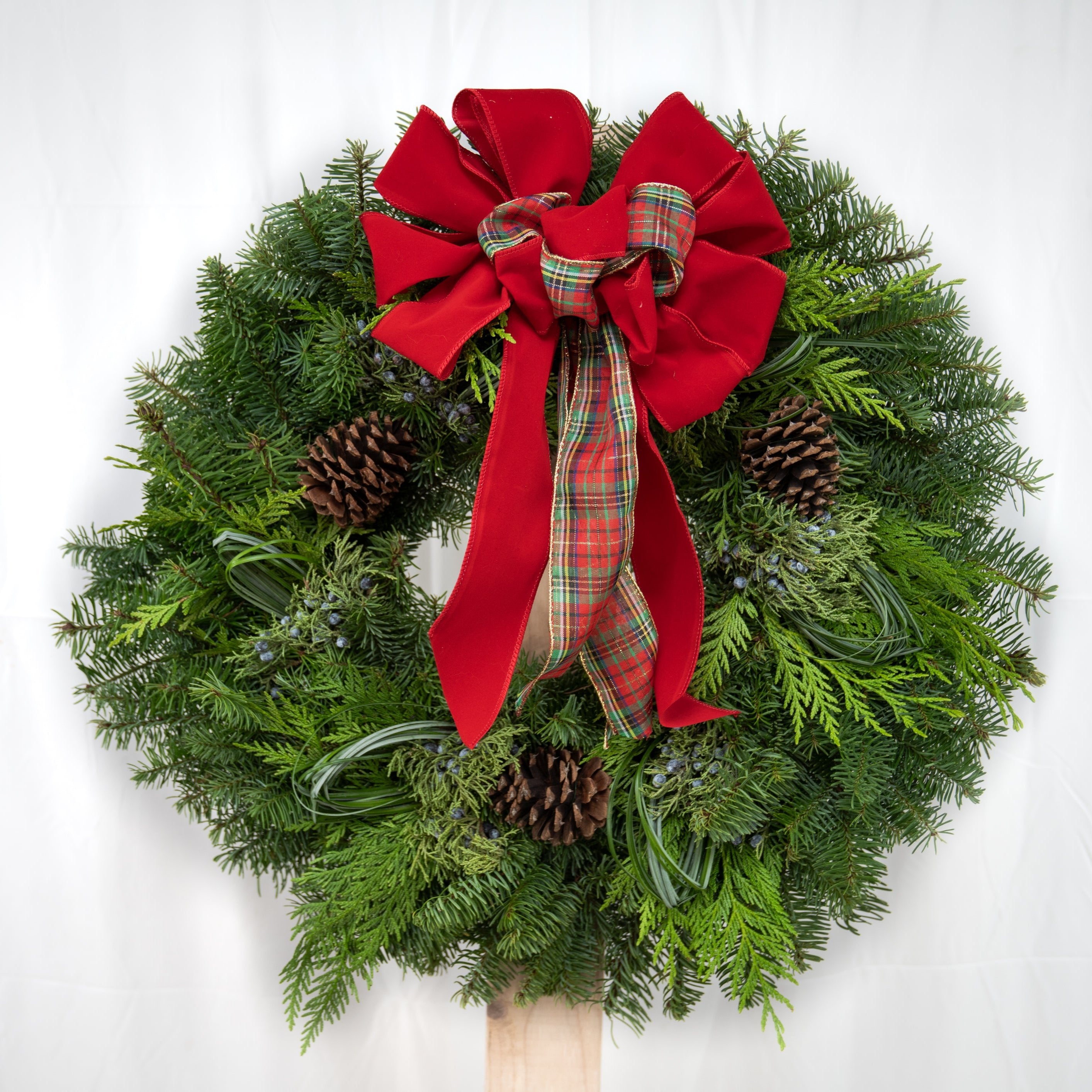 fresh natural Christmas wreath